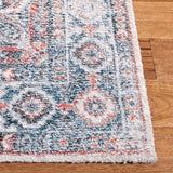 Clv-Classic Vintage Classic Vintage 203 Transitional Hand Tufted 80% Polyester, 20% Cotton Rug Blue / Red