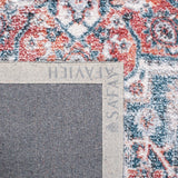 Clv-Classic Vintage Classic Vintage 203 Transitional Hand Tufted 80% Polyester, 20% Cotton Rug Blue / Red