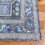 Clv-Classic Vintage Classic Vintage 205 Transitional Hand Tufted 80% Polyester, 20% Cotton Rug Sage / Blue