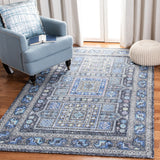 Clv-Classic Vintage Classic Vintage 205 Transitional Hand Tufted 80% Polyester, 20% Cotton Rug Sage / Blue