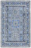 Clv-Classic Vintage Classic Vintage 205 Transitional Hand Tufted 80% Polyester, 20% Cotton Rug Sage / Blue