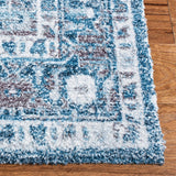 Clv-Classic Vintage Classic Vintage 206 Transitional Hand Tufted 80% Polyester, 20% Cotton Rug Blue / Grey