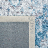 Clv-Classic Vintage Classic Vintage 206 Transitional Hand Tufted 80% Polyester, 20% Cotton Rug Blue / Grey