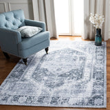 Clv-Classic Vintage Classic Vintage 207 Transitional Hand Tufted 80% Polyester, 20% Cotton Rug Silver / Dark Grey