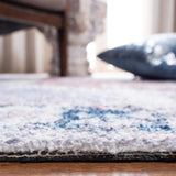 Clv-Classic Vintage Classic Vintage 207 Transitional Hand Tufted 80% Polyester, 20% Cotton Rug Rust / Blue