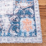 Clv-Classic Vintage Classic Vintage 207 Transitional Hand Tufted 80% Polyester, 20% Cotton Rug Rust / Blue