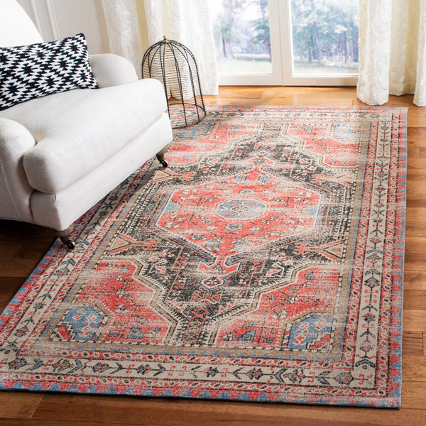 Classic Vintage 308 Durable 100% Polyester Power Loomed Rug – Stylish Addition to Any Space