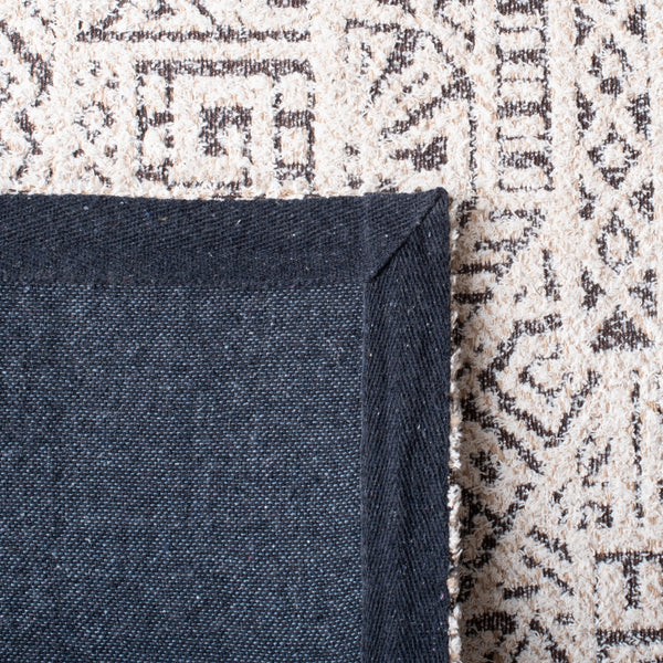 Classic Hand Woven Vintage Rug - Eco-Friendly Cotton & Jute Blend for Timeless Home Elegance