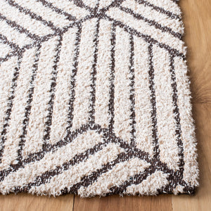 Classic Vintage Hand Woven Rug - Luxurious 60% Cotton & 35% Jute Blend for Timeless Home Decor