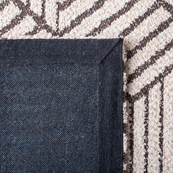 Classic Vintage Hand Woven Rug - Luxurious 60% Cotton & 35% Jute Blend for Timeless Home Decor