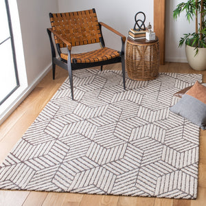 Classic Vintage Hand Woven Rug - Luxurious 60% Cotton & 35% Jute Blend for Timeless Home Decor