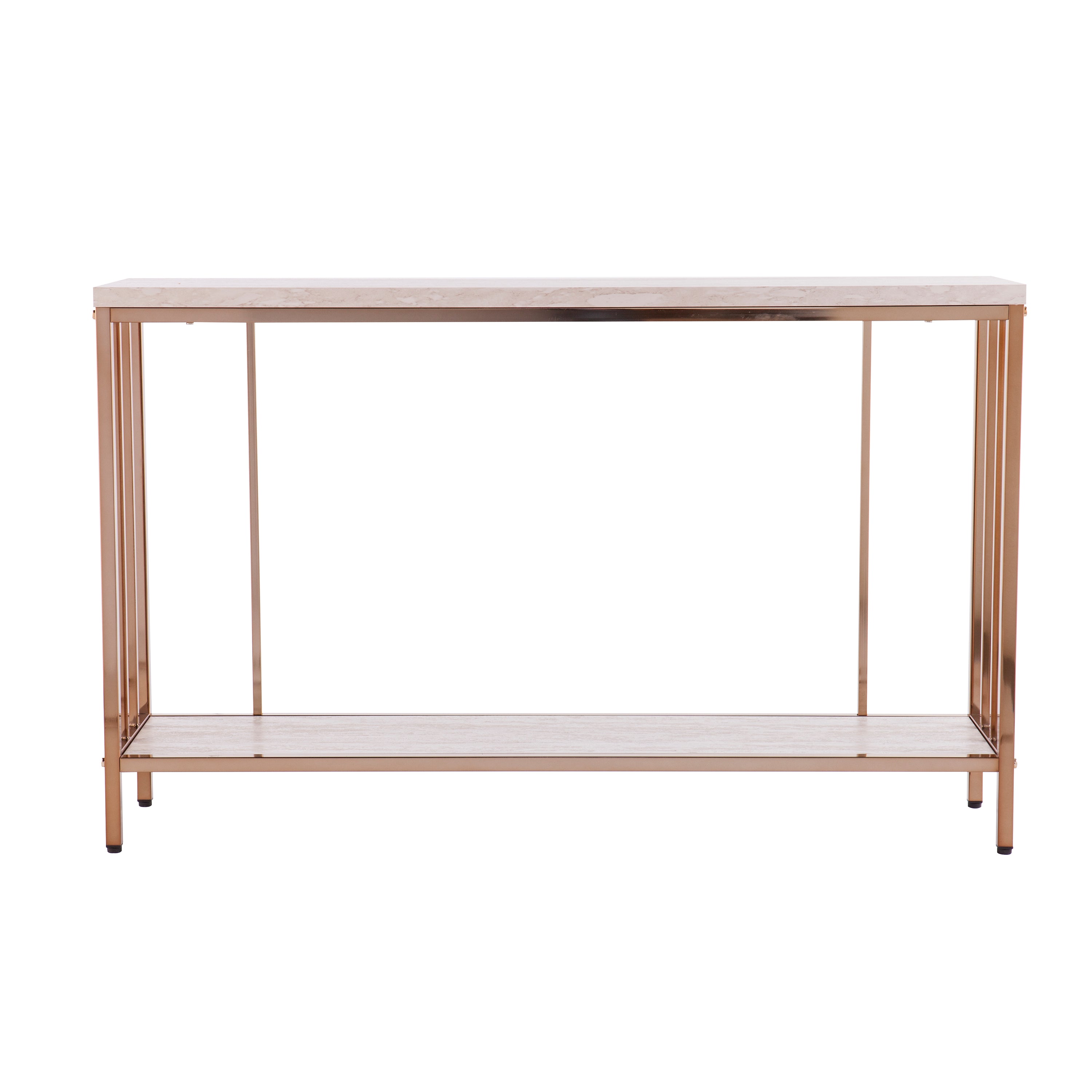Brexlyn Faux Stone Console Table