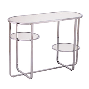 Sei Furniture Maxina Mirrored Console Table W Storage Cm1080903