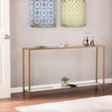 Sei Furniture Bergen Narrow Metal Console Gold Cm1656