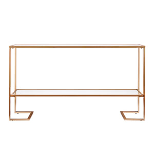 Sei Furniture Horten Glam Narrow Console Gold W Mirror Cm1659