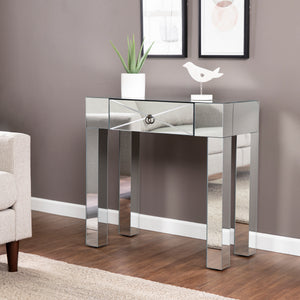 Sei Furniture Cresheim Mirrored Console W Drawer Cm2368