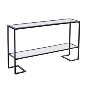 Sei Furniture Horten Glam Narrow Console Table Black Cm2659