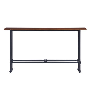 Sei Furniture Agnew Console Table Black W Espresso Cm6090