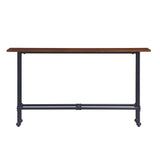Sei Furniture Agnew Console Table Black W Espresso Cm6090
