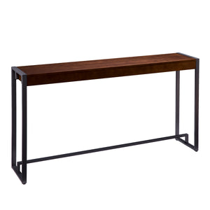 Holly Martin Holly Martin Macen Console Dark Tobacco W Gunmetal Cm9912