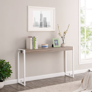 Holly Martin Macen Console Mocha Gray W White Cm9914