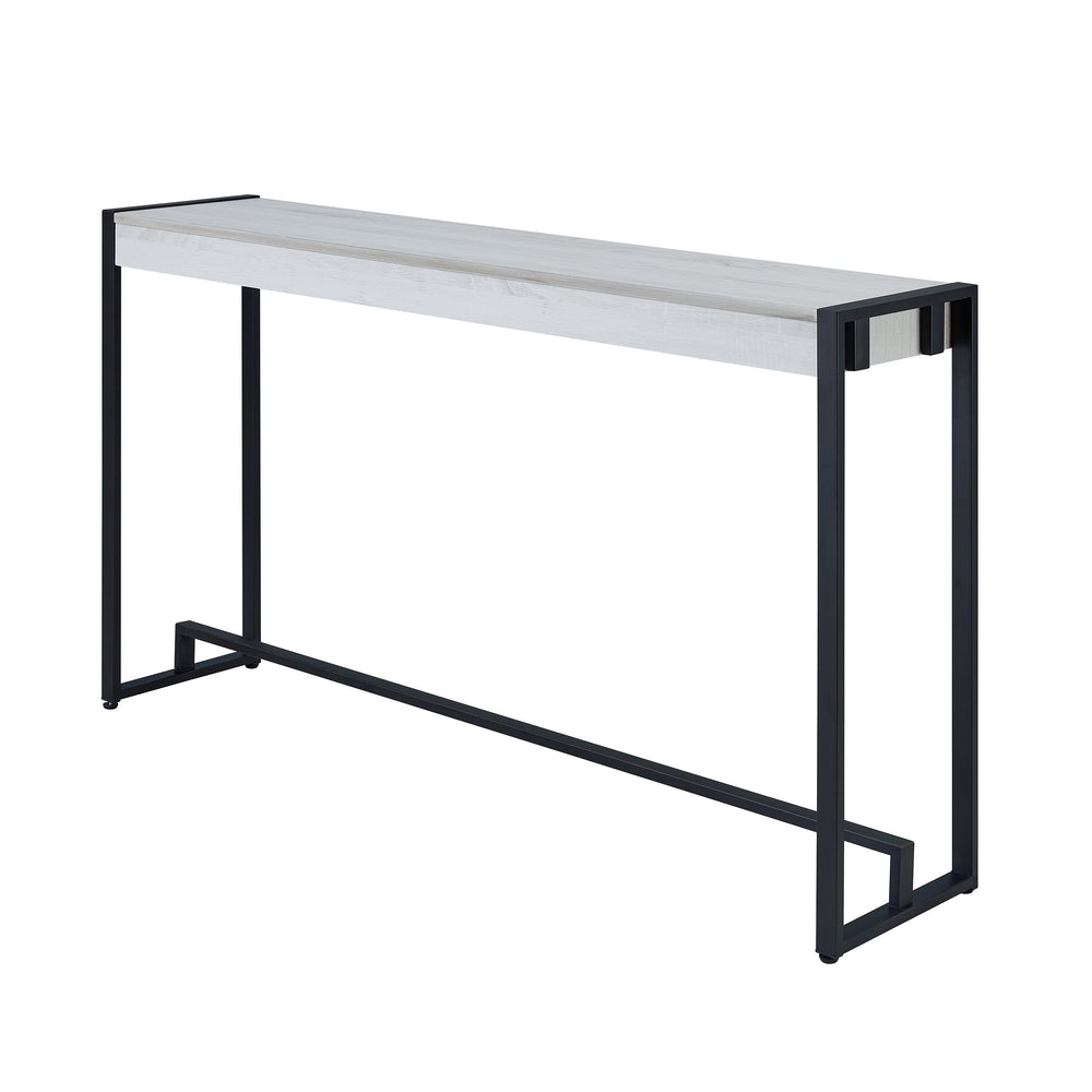 Holly Martin Macen Console Black W Distressed White Cm9915