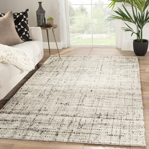 Jaipur Living Season Handmade Solid Gray/ Ivory Area Rug (6'X9')