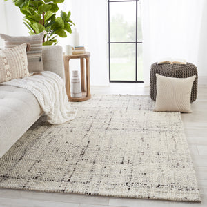 Jaipur Living Season Handmade Solid Gray/ Ivory Area Rug (12'X15')
