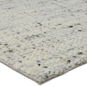 Jaipur Living Cambridge Season CMB05 Handwoven 100% Wool Solid Area Rug Cream 100% Wool RUG154624
