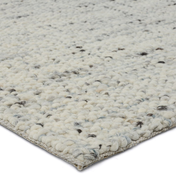 Jaipur Living Cambridge Season CMB05 Handwoven 100% Wool Solid Area Rug Cream 100% Wool RUG154624
