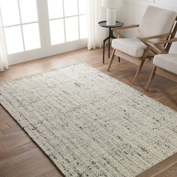Jaipur Living Cambridge Season CMB05 Handwoven 100% Wool Solid Area Rug Cream 100% Wool RUG154624
