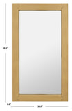 Safavieh Ayden Rectangle Mirror Brass Iron / Glass / Mdf CMI1000A