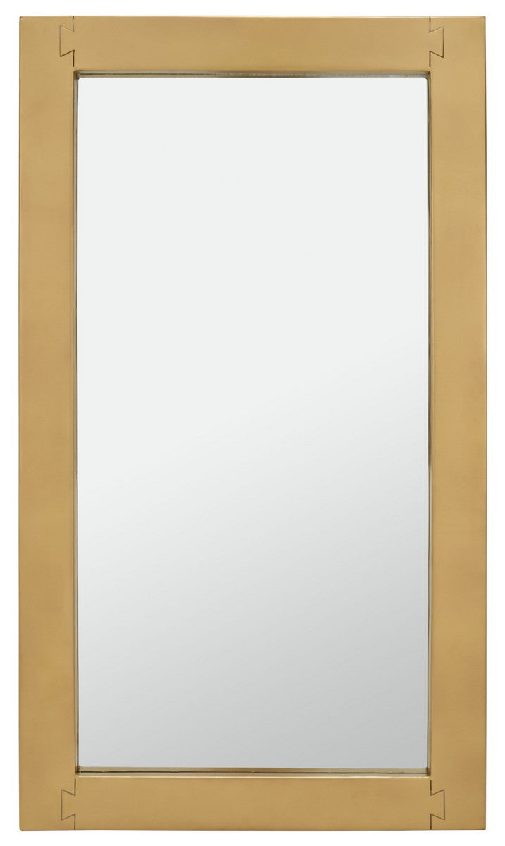Safavieh Ayden Rectangle Mirror Brass Iron / Glass / Mdf CMI1000A
