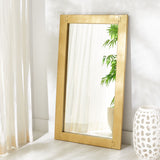 Safavieh Ayden Rectangle Mirror Brass Iron / Glass / Mdf CMI1000A