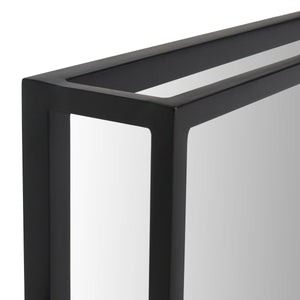 Safavieh Kallie Shadow Box Mirror Black Iron / Glass / Mdf CMI1001A