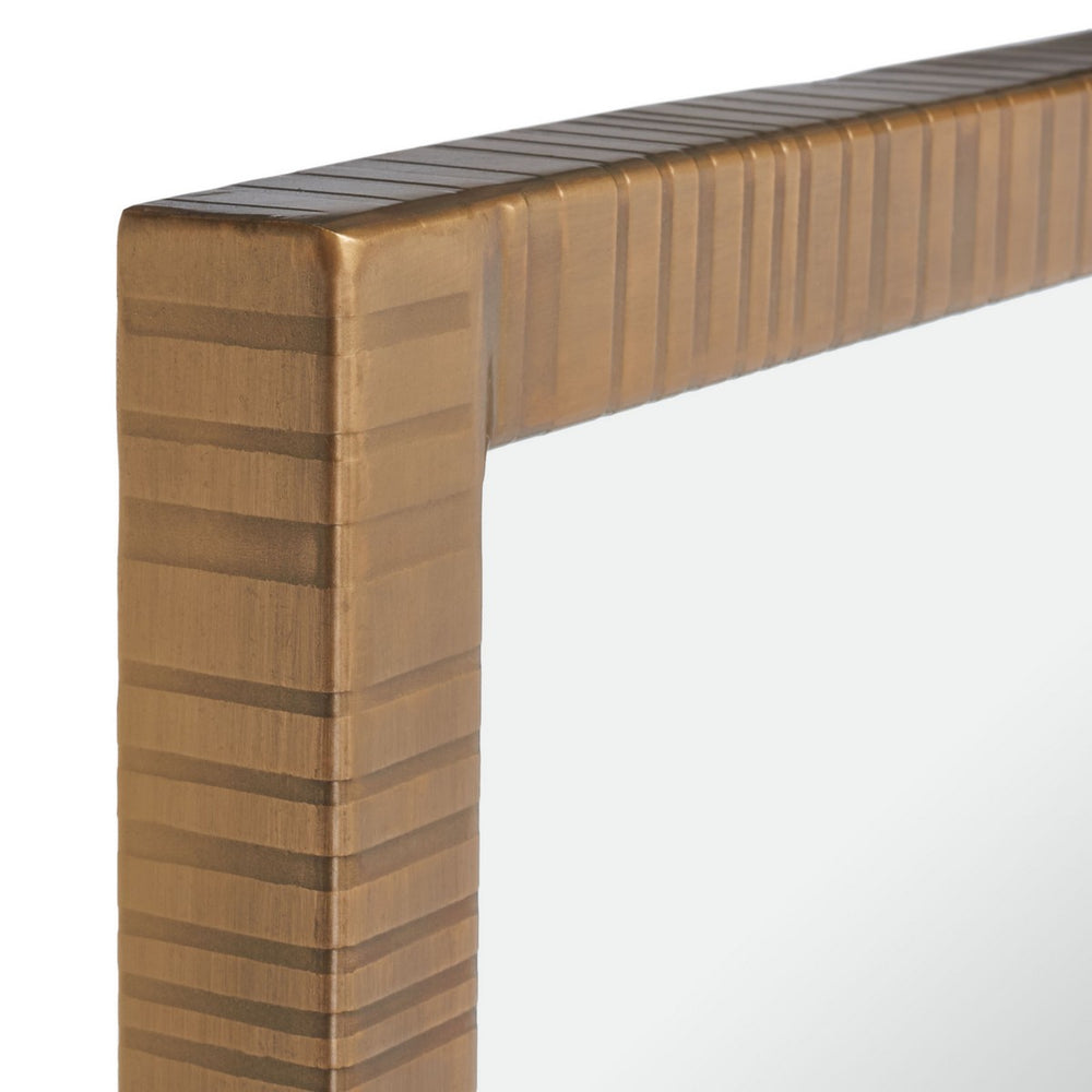 Safavieh Ofelia Antique Brass Mirror Antique Brass Iron / Glass / Mdf CMI1002A