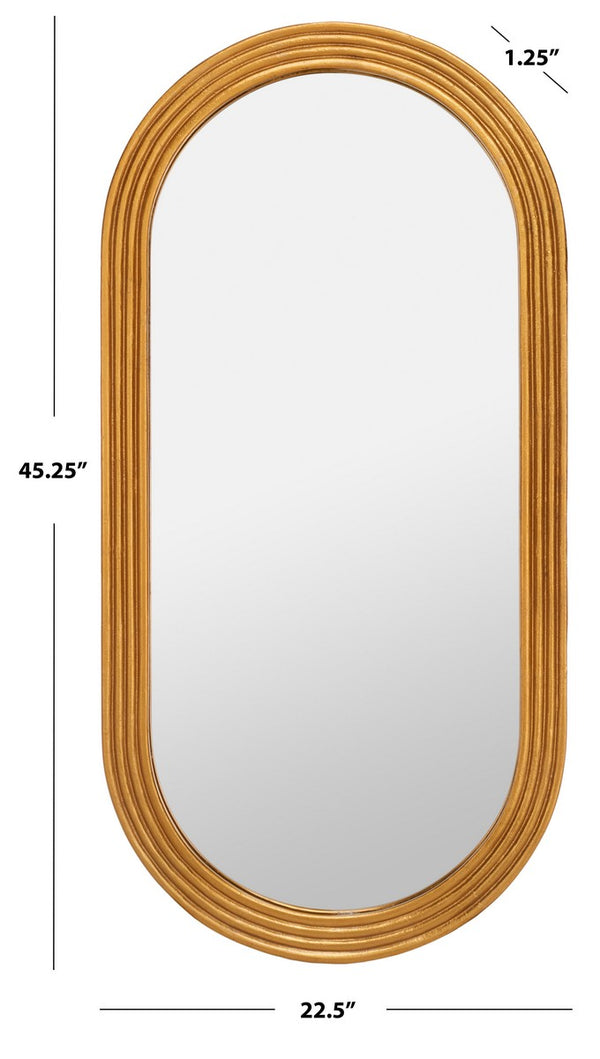 Safavieh Jeanelle Oval Gold Mirror Gold Aluminium / Glass / Mdf CMI1008A