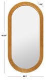 Safavieh Jeanelle Oval Gold Mirror Gold Aluminium / Glass / Mdf CMI1008A