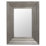 Safavieh Kerry Small Rectangle Wall Mirror Silver Wood / Mirror / Metal CMI2004B