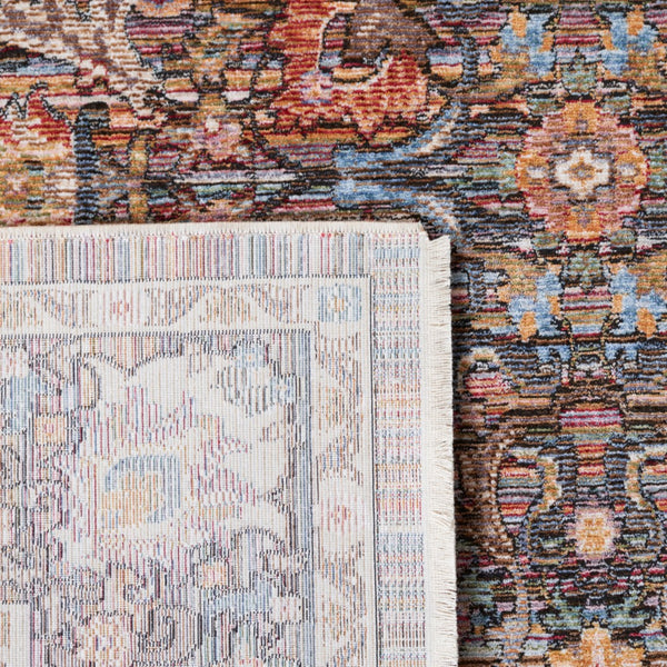 Safavieh Crimson 224 Power Loomed 90% Space Dyed Polyester/10% Shrink Polyester Rug CMS224B-9