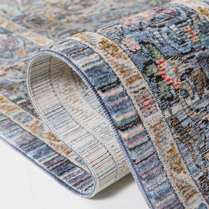 Safavieh Crimson 224 Power Loomed 90% Space Dyed Polyester/10% Shrink Polyester Rug CMS224N-9