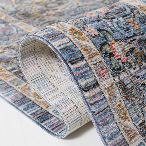 Safavieh Crimson 224 Power Loomed 90% Space Dyed Polyester/10% Shrink Polyester Rug CMS224N-9