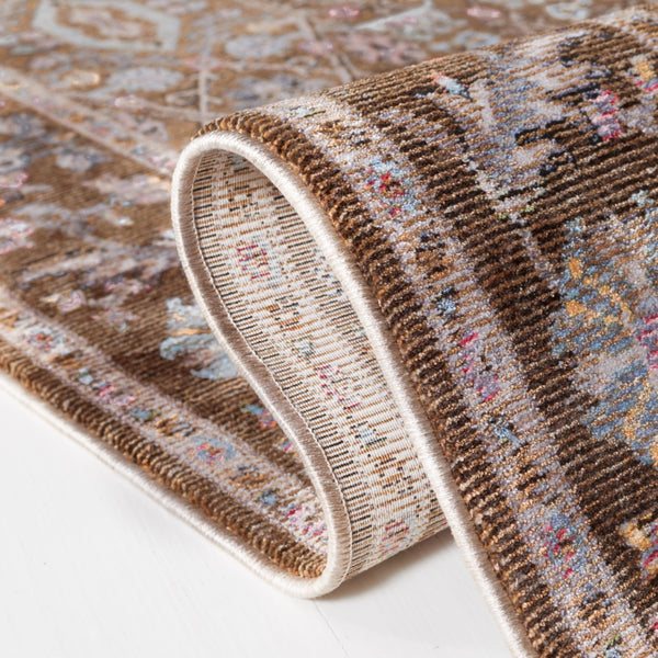 Safavieh Crimson 242 Power Loomed 90% Space Dyed Polyester/10% Shrink Polyester Rug CMS242T-9