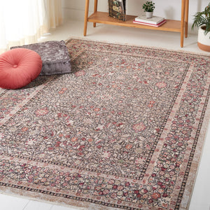 Safavieh Crimson 272 Power Loomed 90% Space Dyed Polyester/10% Shrink Polyester Rug CMS272B-9
