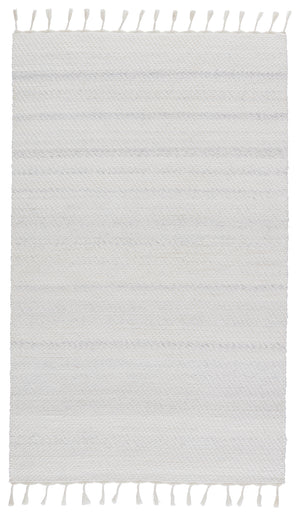 Jaipur Living Encanto Indoor/ Outdoor Solid White/ Light Gray Area Rug (9'X12')
