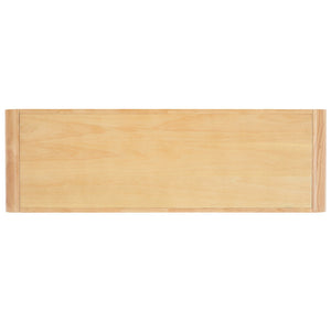 Safavieh Omara 2 Tier Console Table Natural Rubberwood, Mdf Veneer Rubberwood CNS1500C