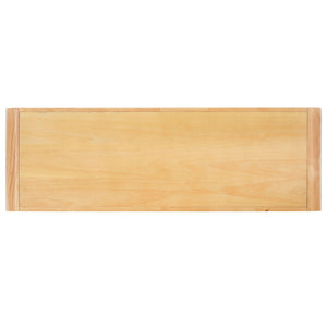 Safavieh Omara 3 Tier Console Table Natural Rubberwood, Mdf Veneer Rubberwood CNS1501C