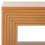 Safavieh Ines Console Table Natural Pine Wood / Pb / Mindi Veneer / Albasia Veneer CNS5003A