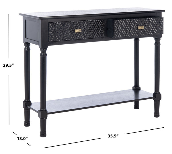 Safavieh Halton 2Drw Console Table CNS5718B