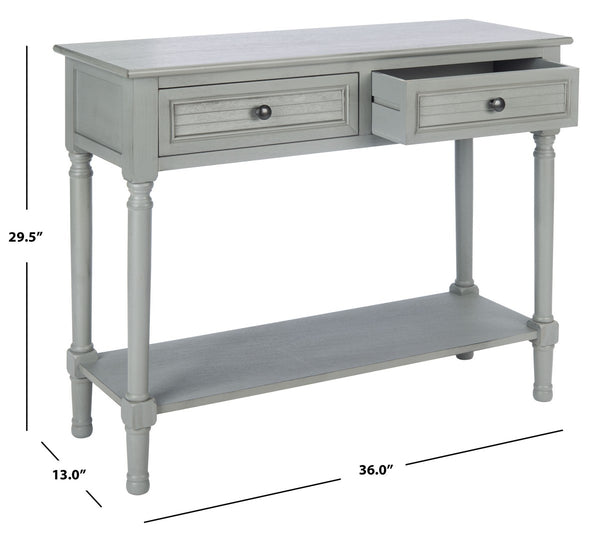 Safavieh Tate 2Drw Console Table CNS5720C